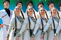 50 лет ансамблю танца Дагестана 'Лезгинка'