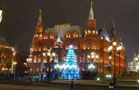 Огни новогодней Москвы